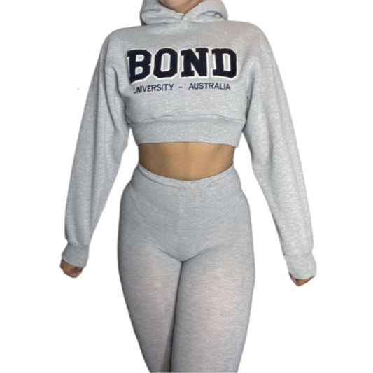 Bond University Australia Crop Hoodie