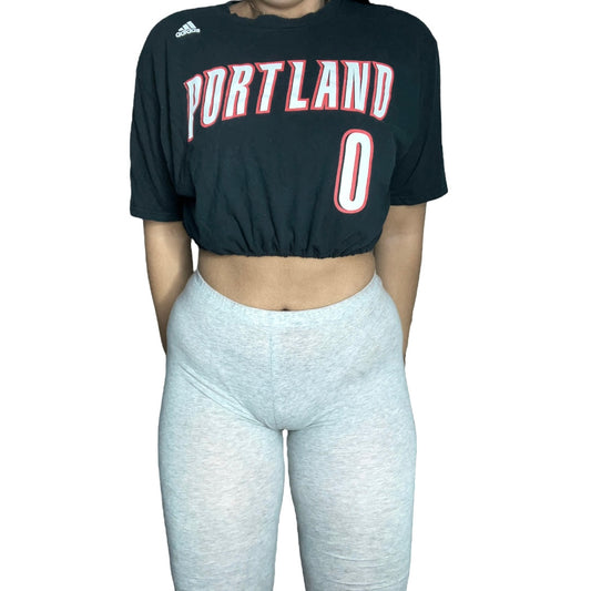 Portland Trail Blazers Reworked Crop Top