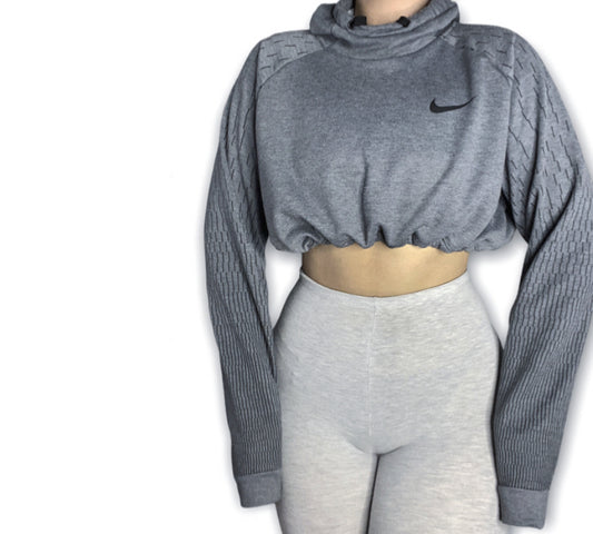 Nike Reworked Crop Top Hoodie