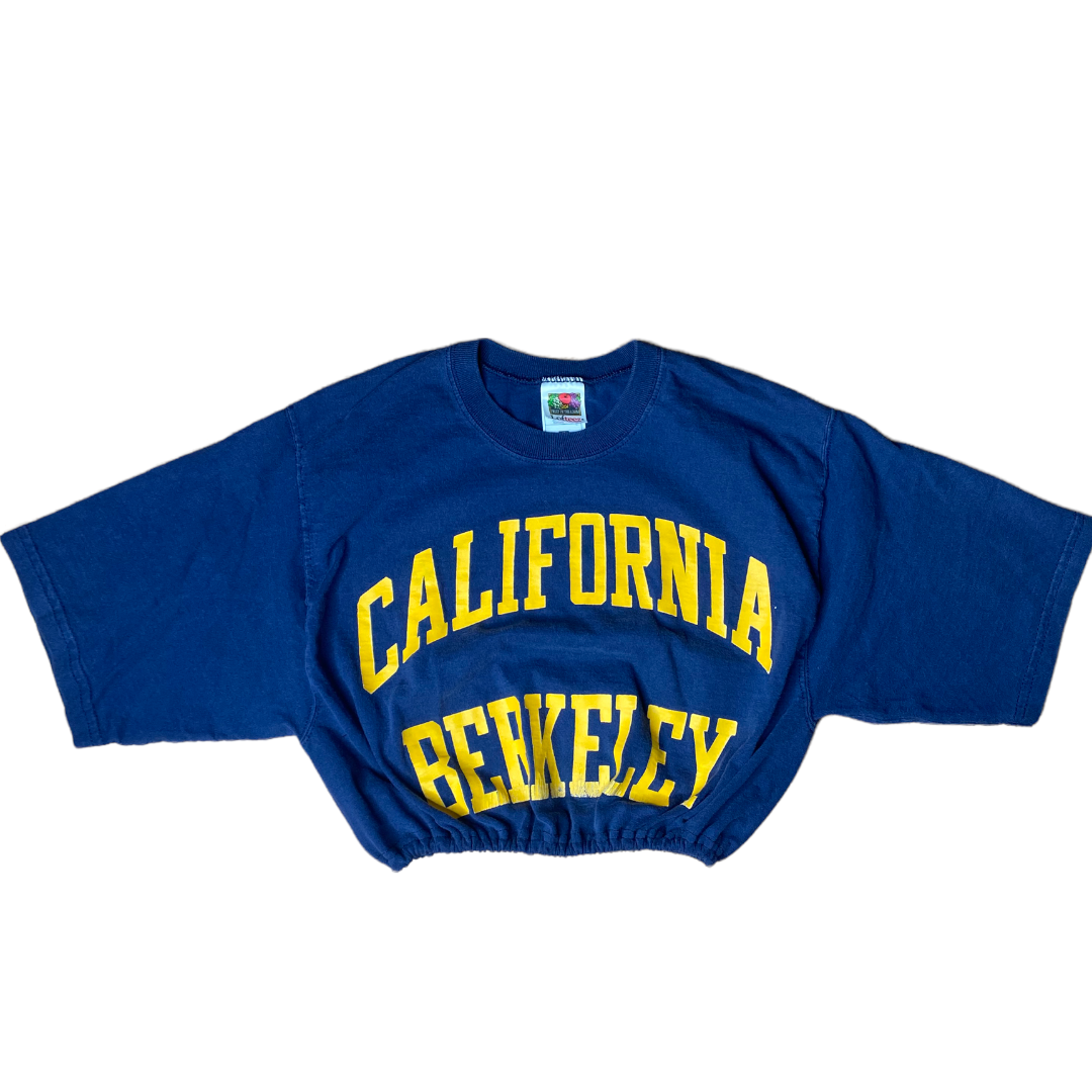 University of California Berkeley Reworked Crop Top