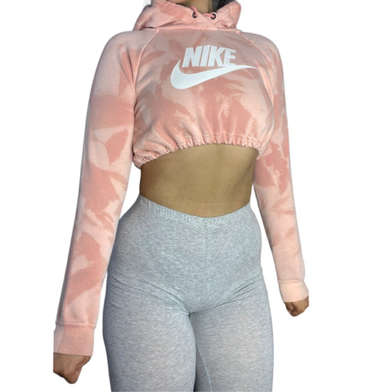 Nike Reworked Crop Hoodie Sweatshirt