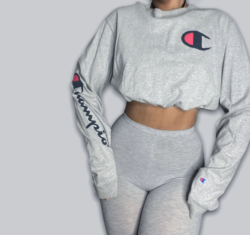 Champion Reworked Longsleeve Crop Top