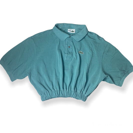 Lacoste Reworked Crop Button Down