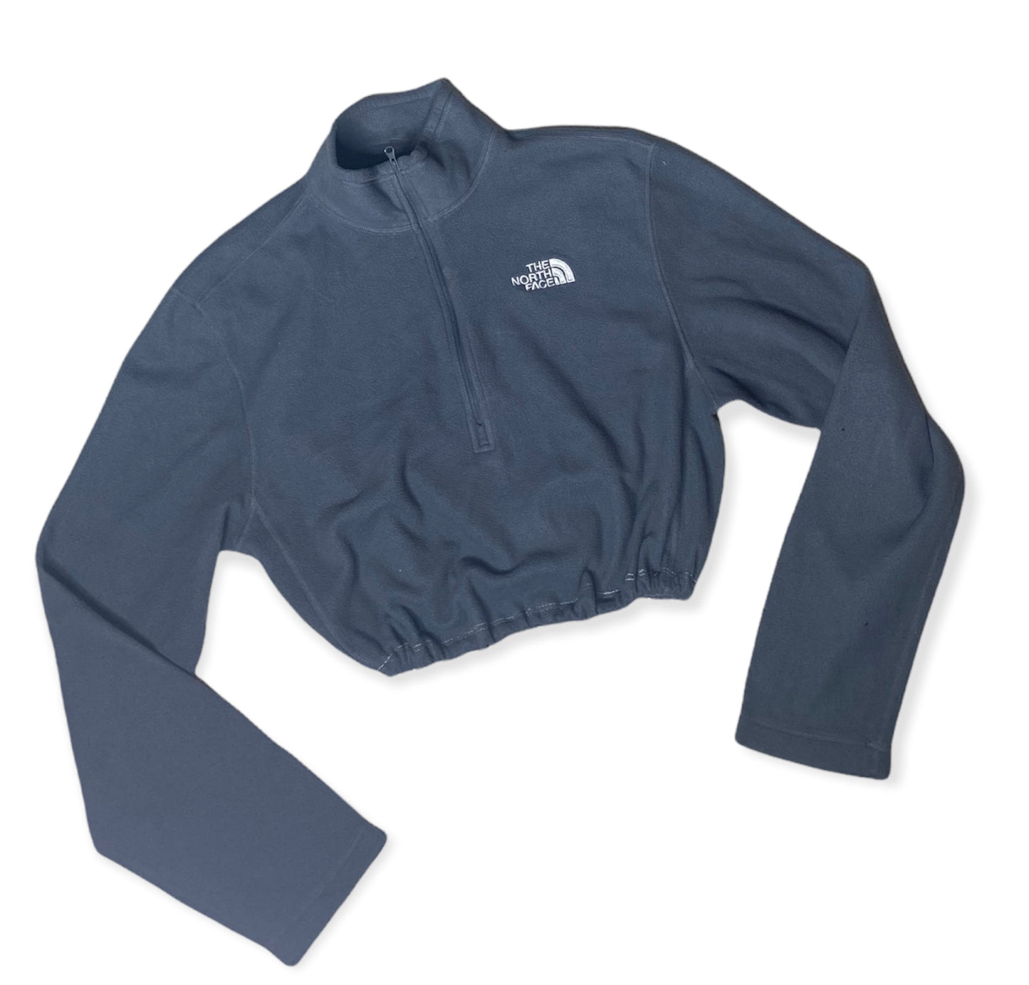 North Face Reworked Fleece Crop Quarter Zip