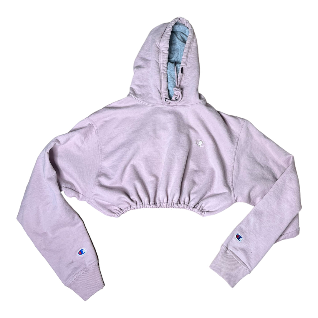 Champion Mauve Pink Crop Hoodie