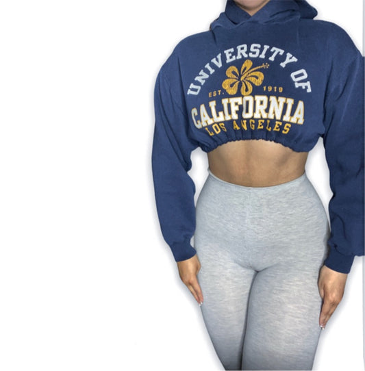 University of California Los Angelos Reworked Crop Hoodie