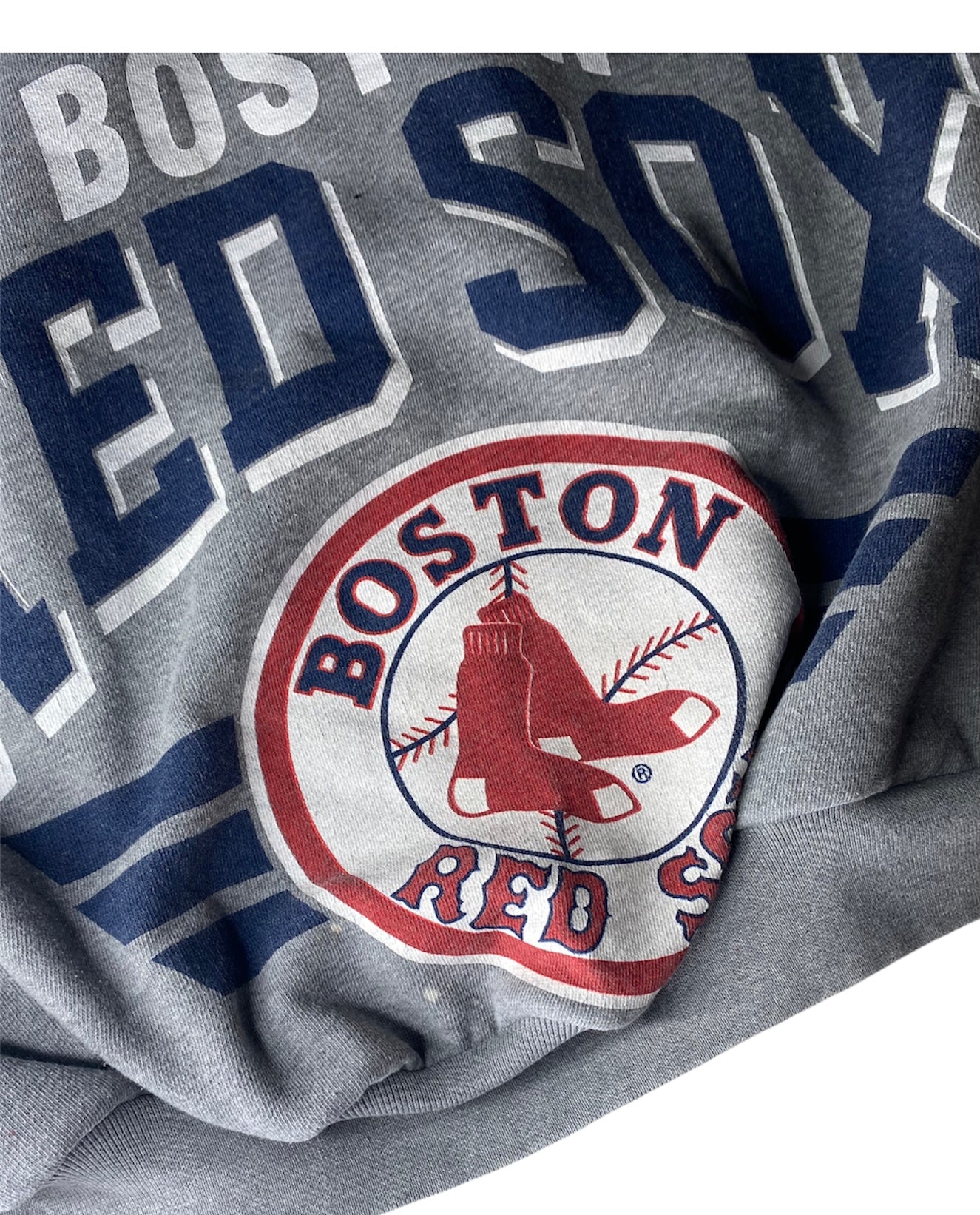 Vintage Boston Red Sox Reworked Crop Crewneck