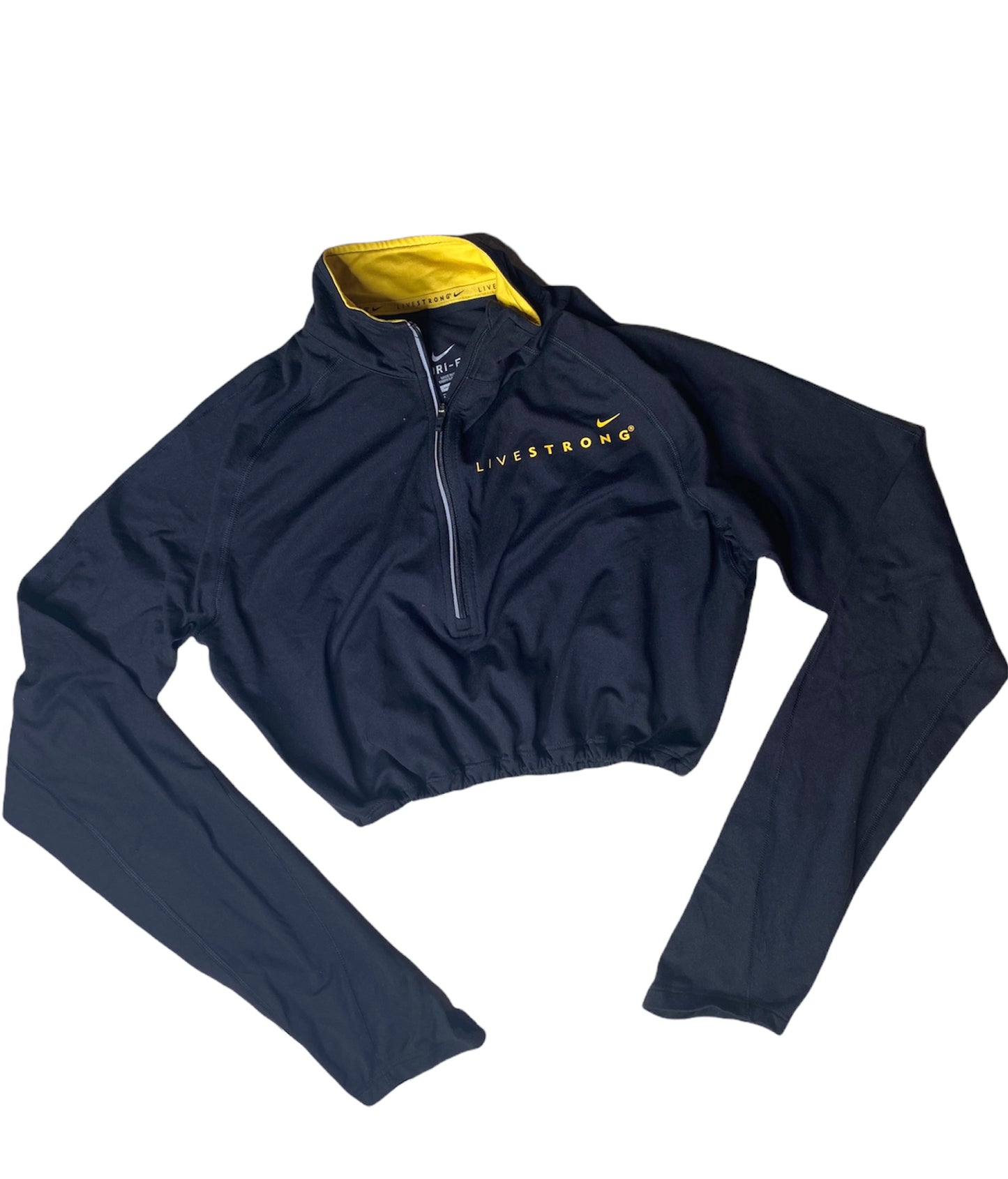 NIKE Livestrong Reworked Crop Quarter Zip