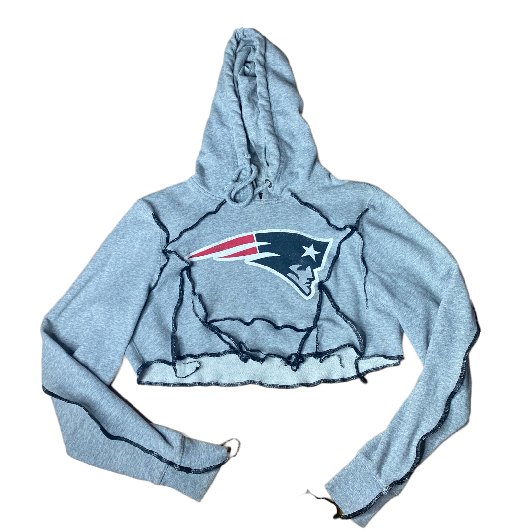 Patriots Reworked Contrast Stitch Hoodie