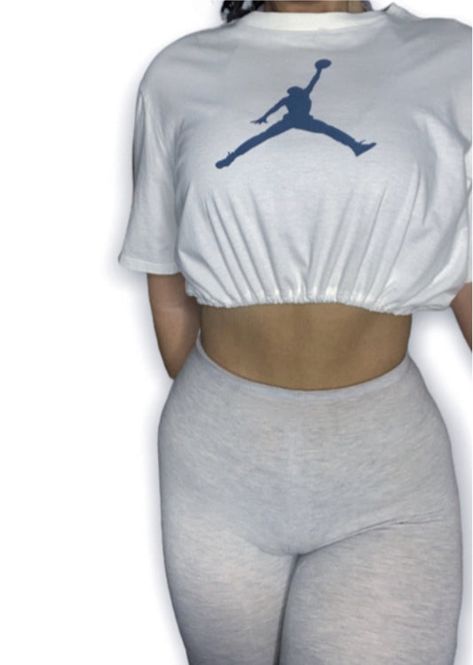 Jordans Reworked Crop Top