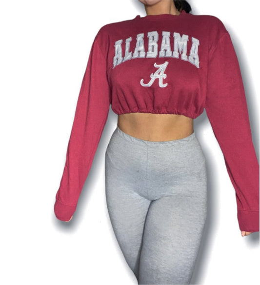 The University of Alabama Reworked Crop Crewneck