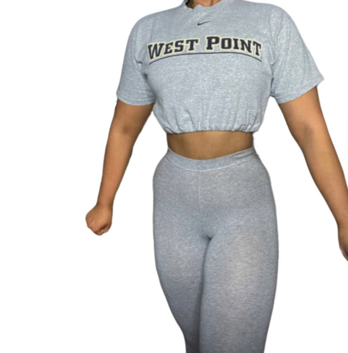 Vintage NIKE West Point Reworked Crop Top