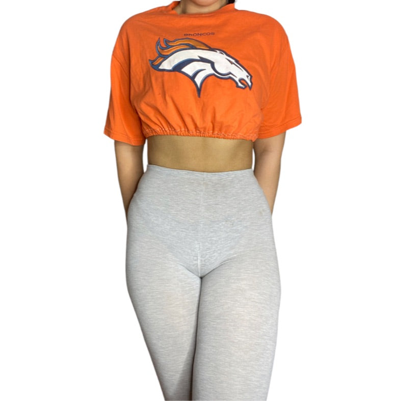 Broncos Reworked Crop Top