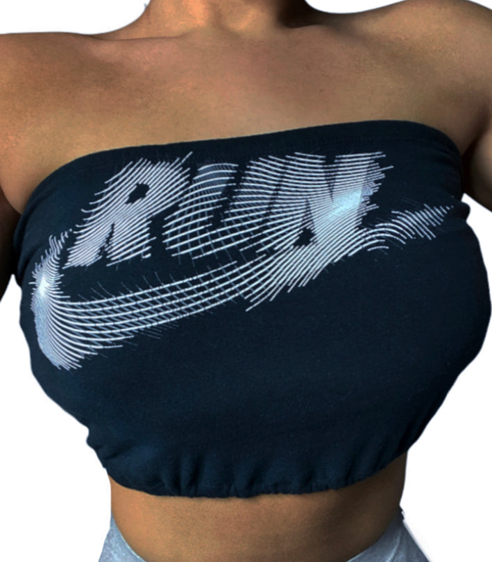 NIKE Reworked Crop RUN Tube Top