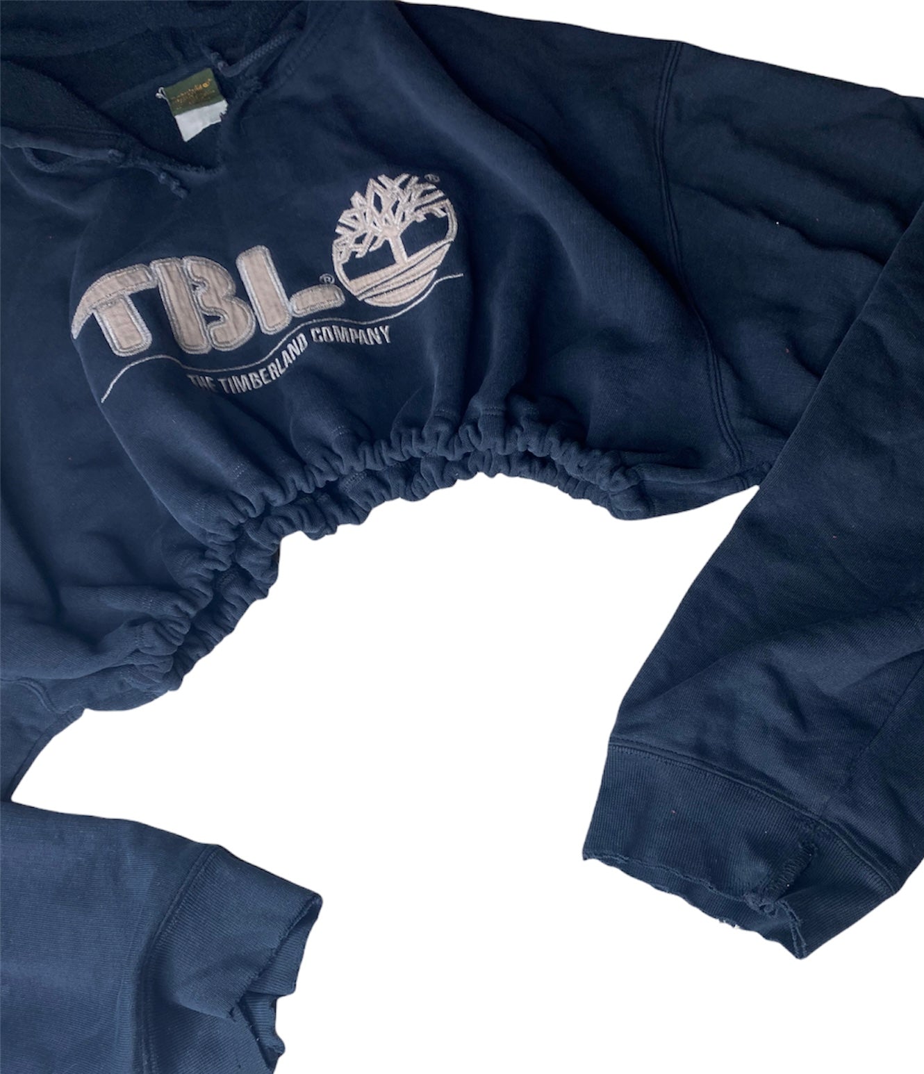 Vintage Timberland Reworked Crop Hoodie