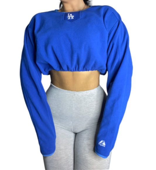 LA Dodgers Reworked Longsleeve Crop Top