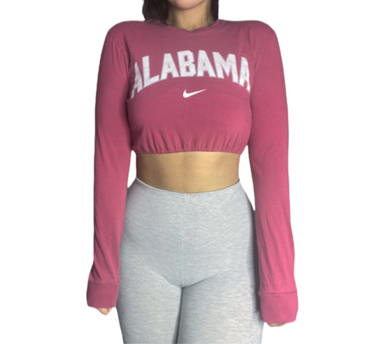 Nike x University of Alabama Reworked y2k Crop Top