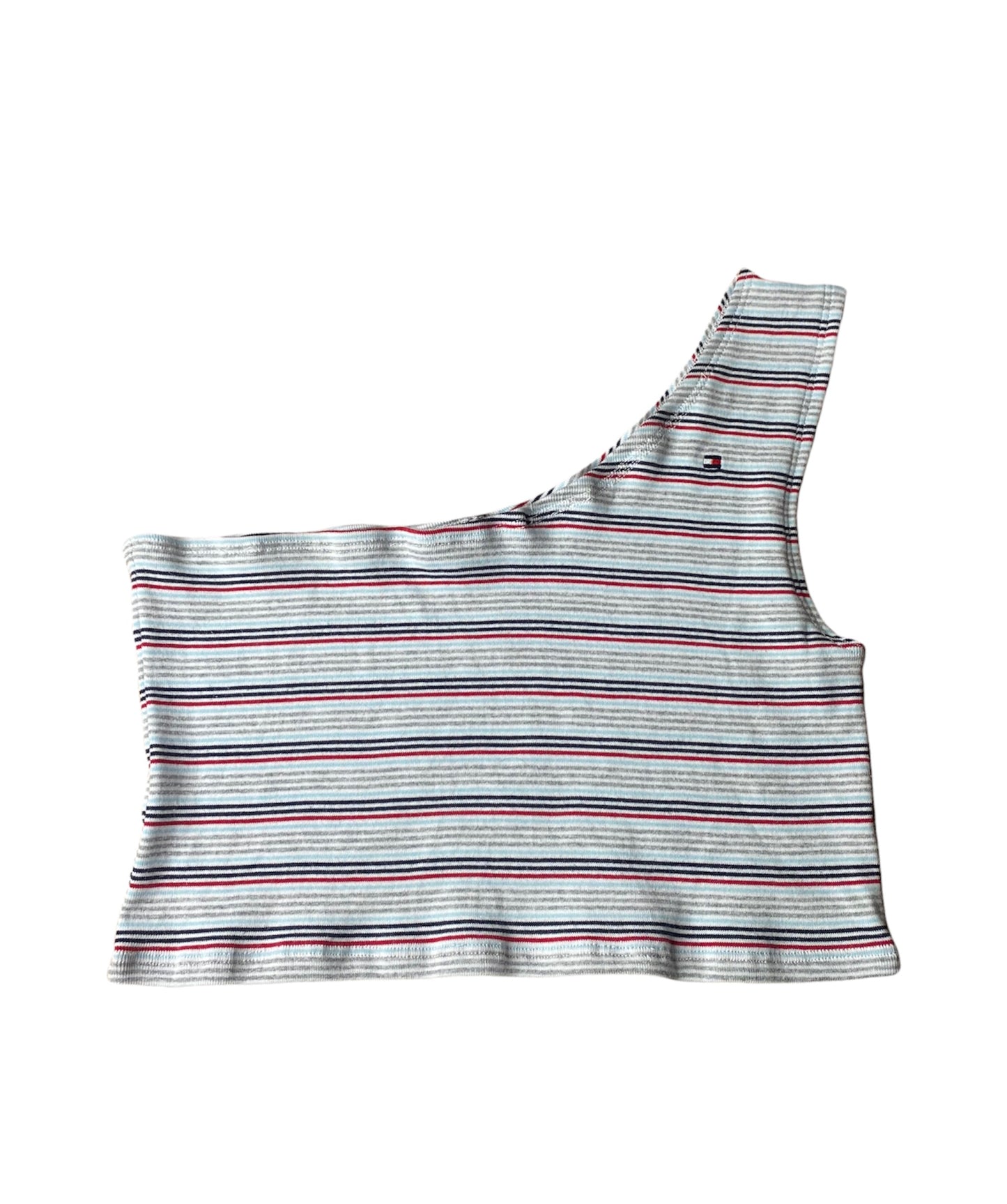 Tommy Hilfiger Reworked One Shoulder Crop Top