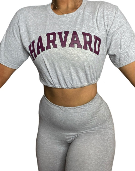 ADIDAS Harvard Reworked Crop Top