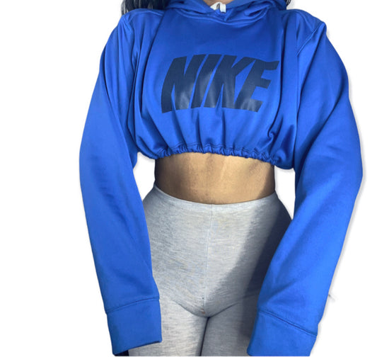 Nike Reworked Crop Hoodie Sweatshirt