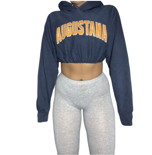 University of Augustana Reworked Crop Hoodie