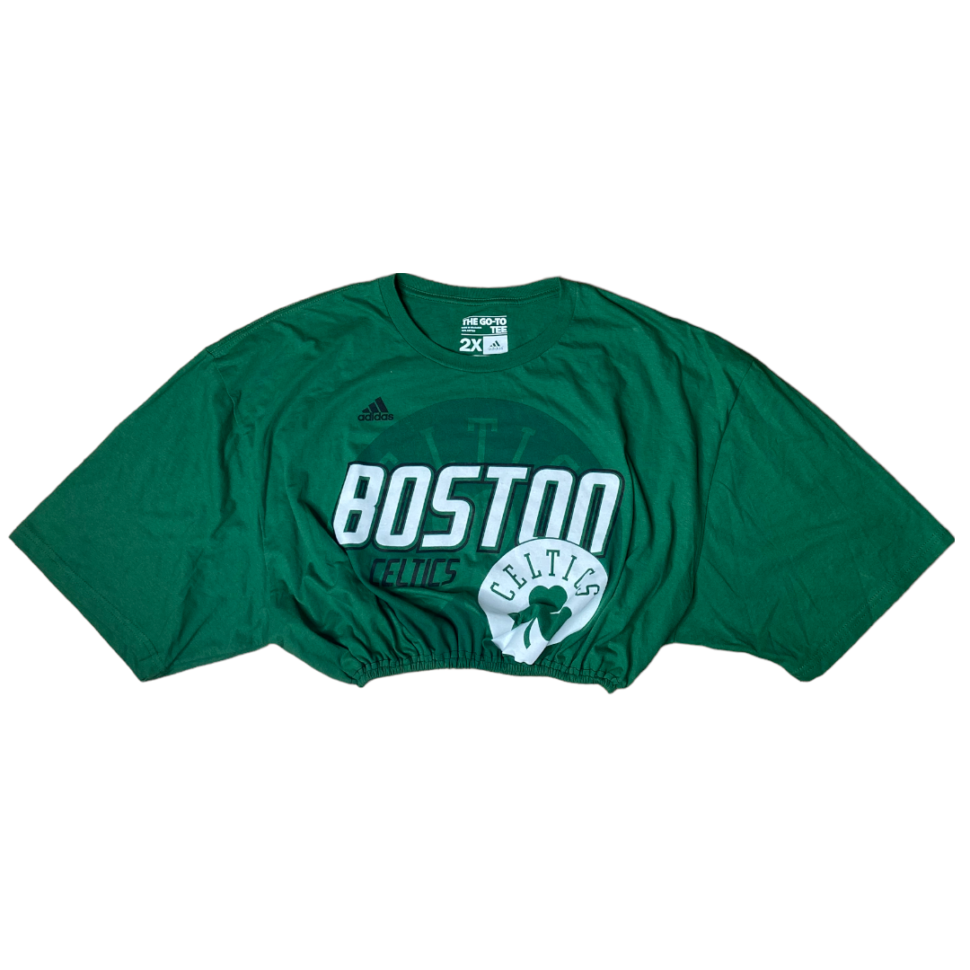 Boston Celtics Reworked Crop Top