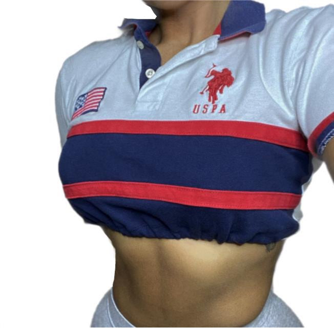 U.S Polo ASSN. Reworked Crop Top