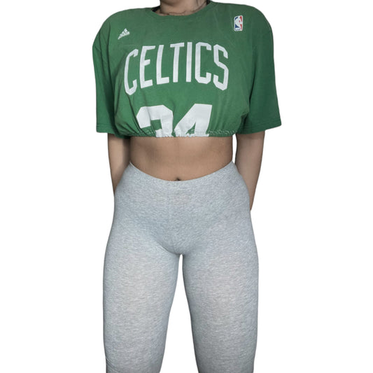 Boston Celtics Reworked Crop Top