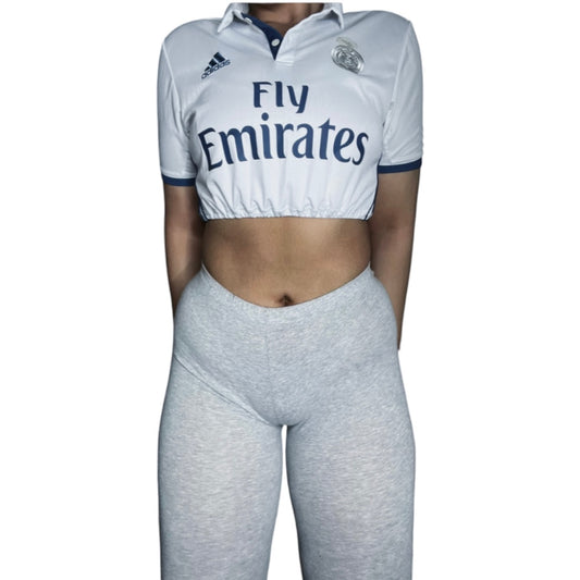 Fly Emirates Reworked Soccer Crop Top