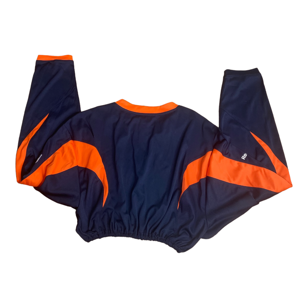 Chicago Bears Reworked Long sleeve Crop Top