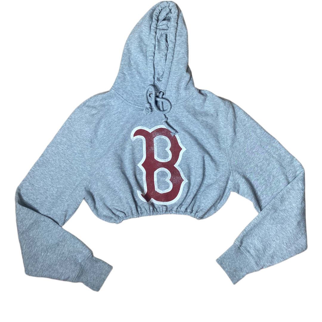 Boston Red Sox Reworked Crop Hoodie