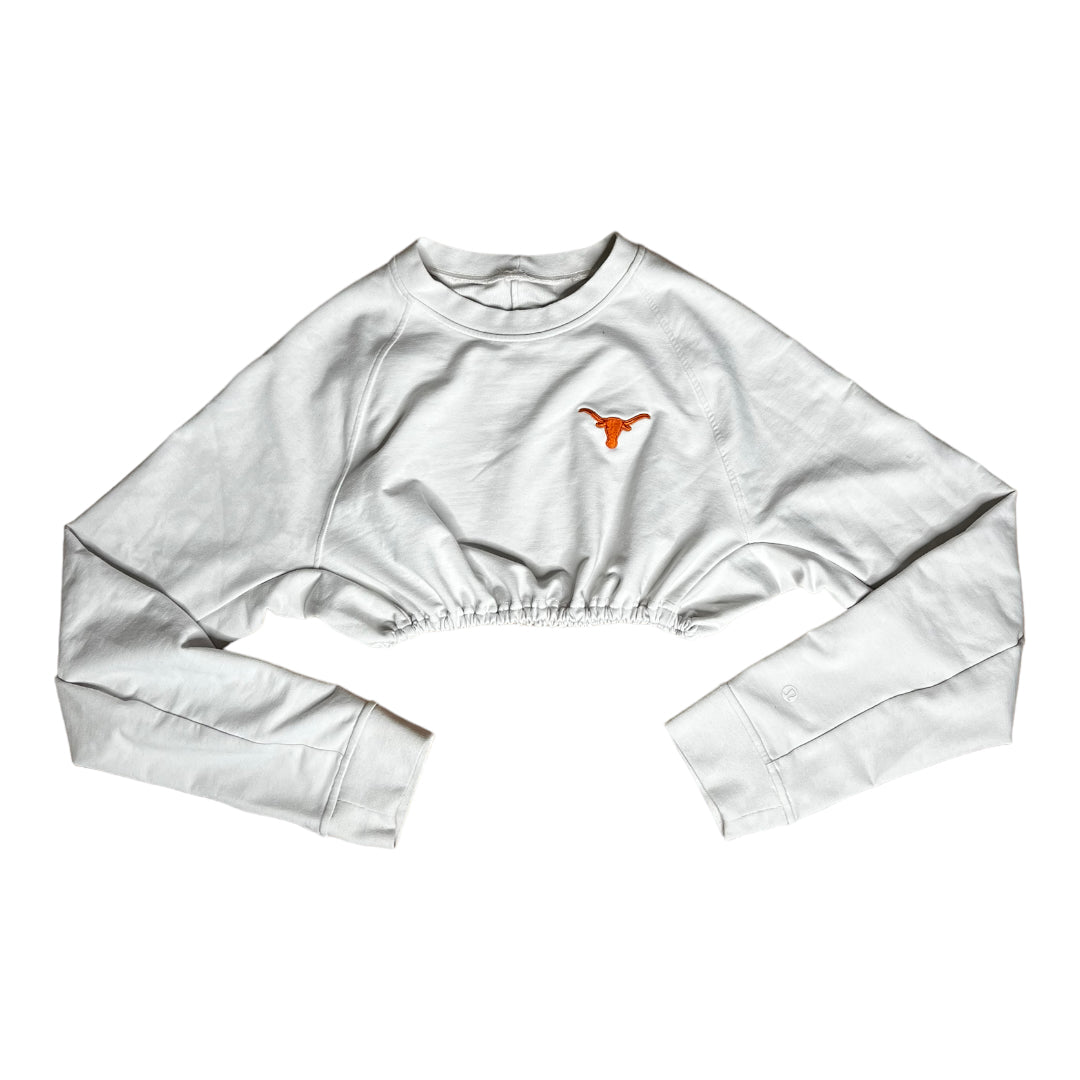 Texas Longhorns x Lululemon Reworked Cropped Crewneck