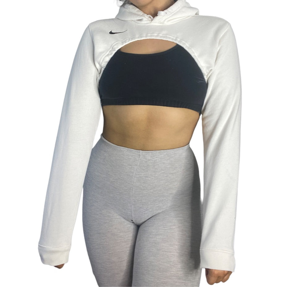 Nike Reworked Super Crop Shrug Hoodie