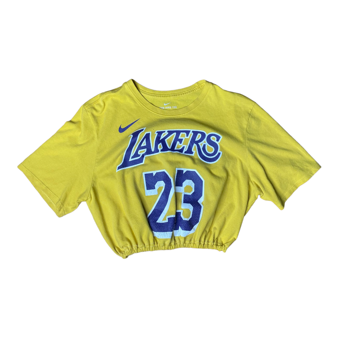 Los Angeles Lakers Reworked Crop Top