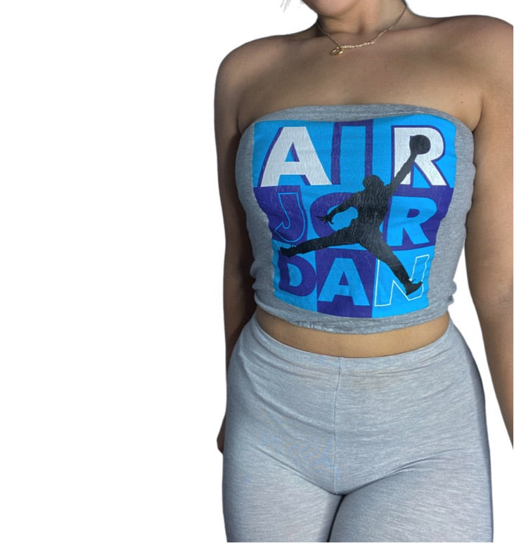 AIR Jordan Reworked Crop Tube Top