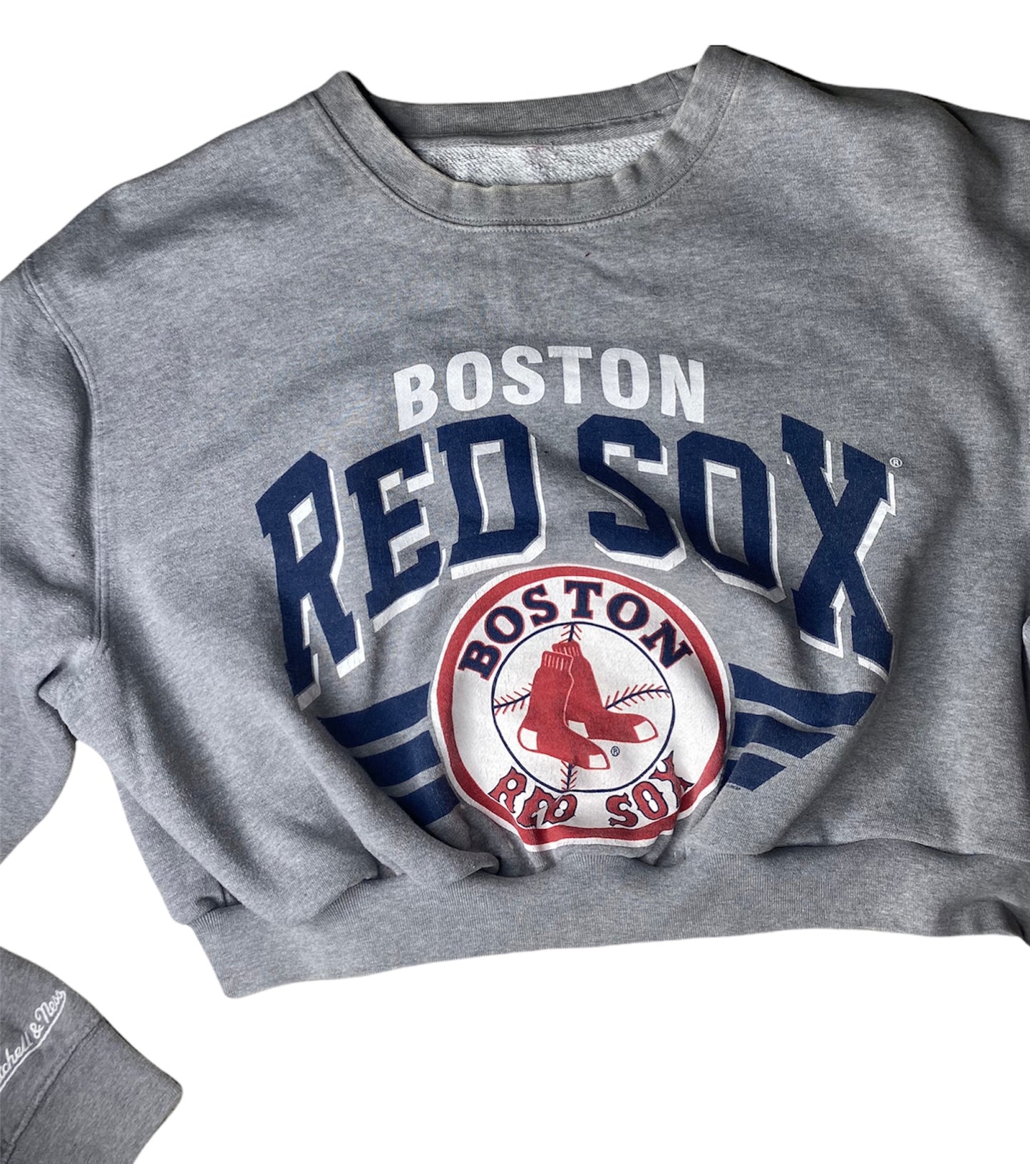 Vintage Boston Red Sox Reworked Crop Crewneck