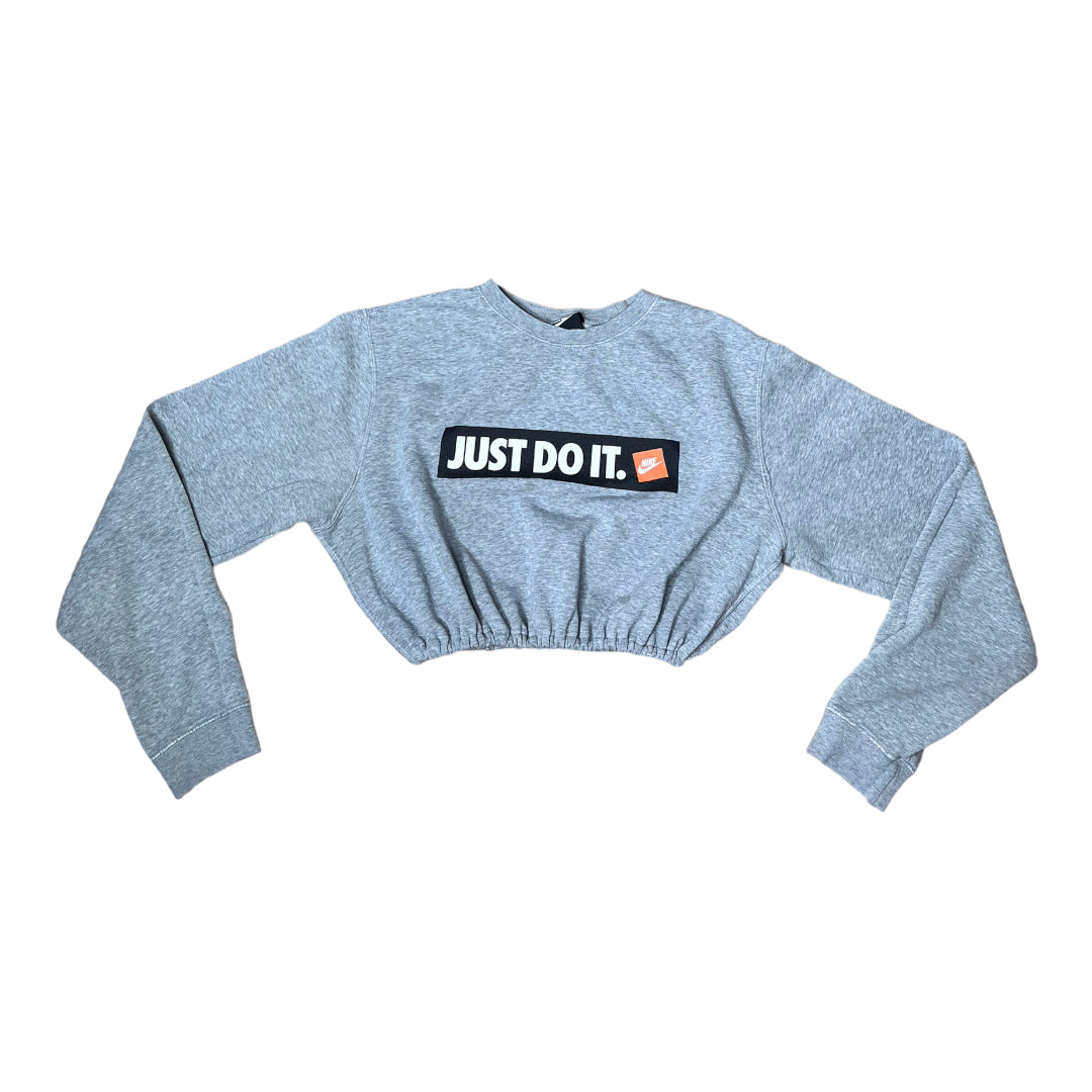 Nike Just do it Reworked Crop Crewneck Sweatshirt