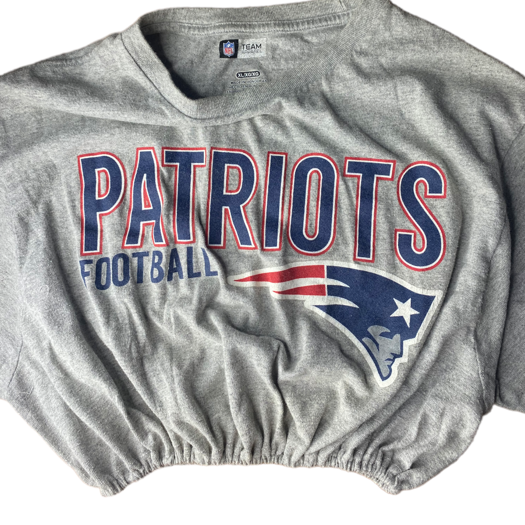 New England Patriots Reworked Crop Longsleeve