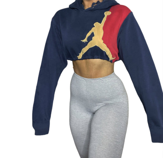 Jordan’s Reworked Crop Hoodie