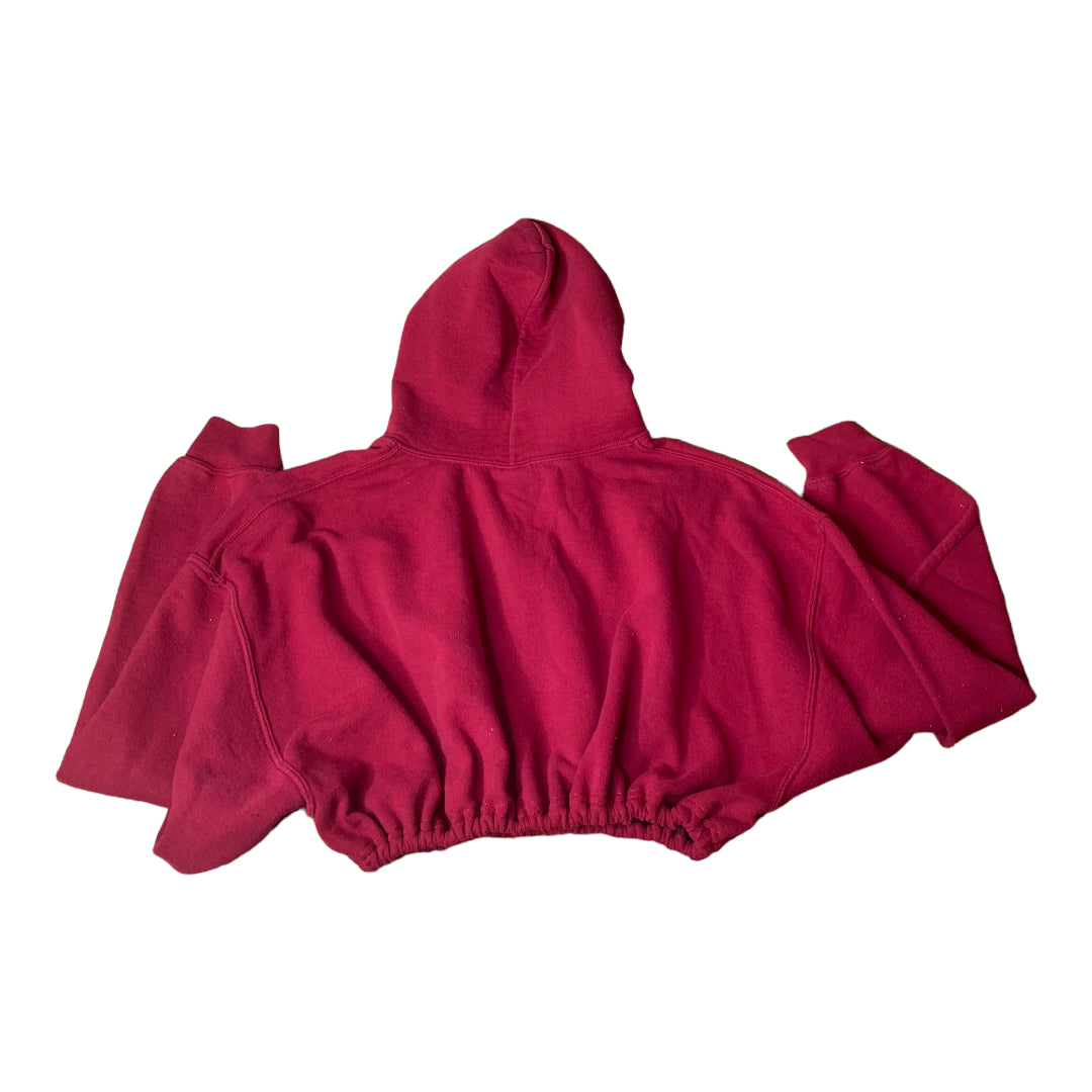 Indiana University Reworked Crop Hoodie