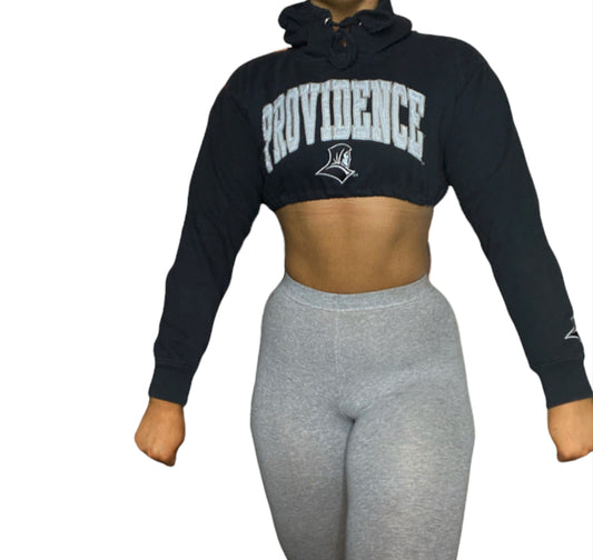 Providence College Reworked Crop Hoodie