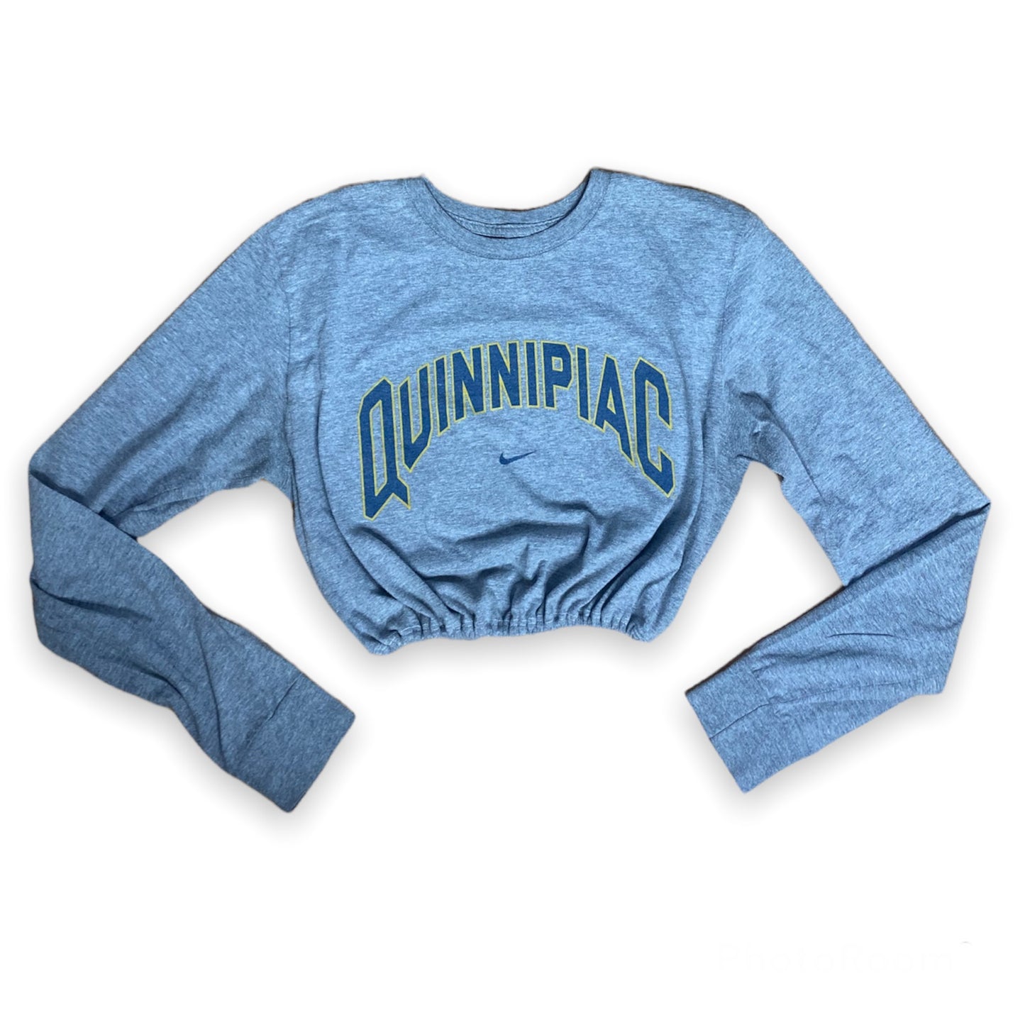 Vintage Nike Quinnipiac University Reworked Crop Top