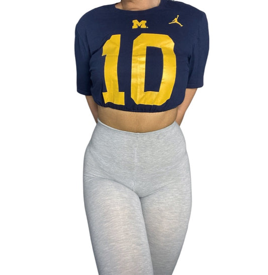 University of Michigan Reworked Crop Top