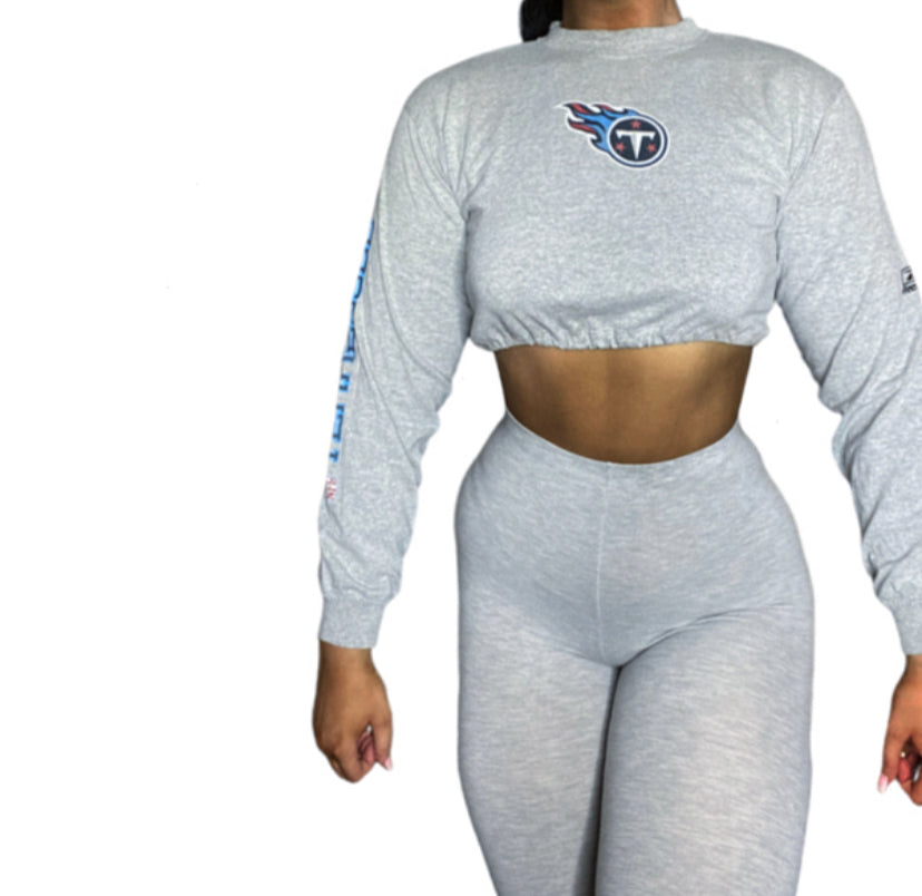 Tennessee Titans Reworked Crop top : NFL