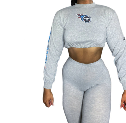 Tennessee Titans Reworked Crop top : NFL