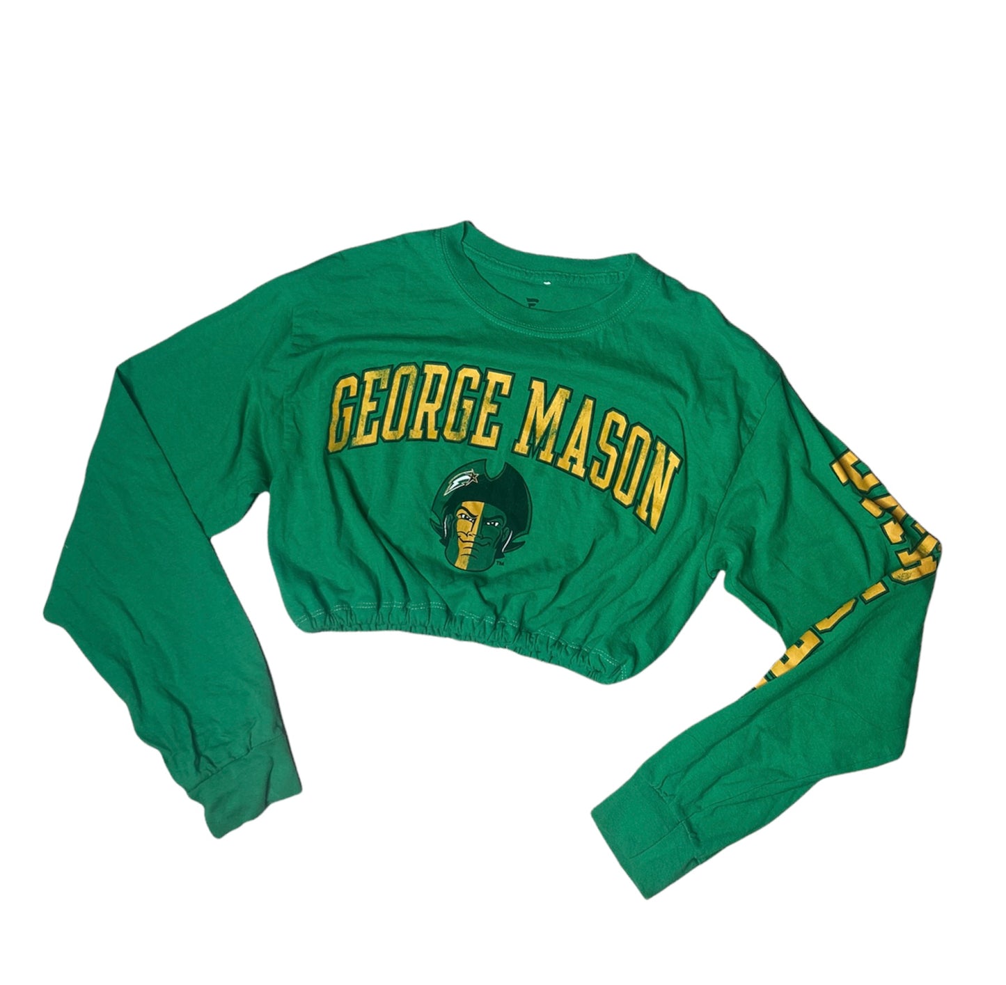 George Mason University Reworked Crop Top