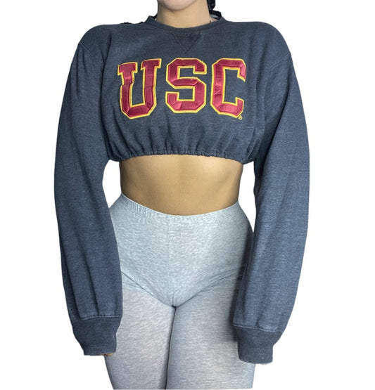 USC Reworked Crop Crewneck