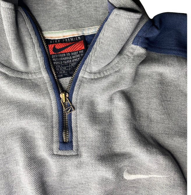 NIKE Vintage Italia Reworked Crop Quarter Zip