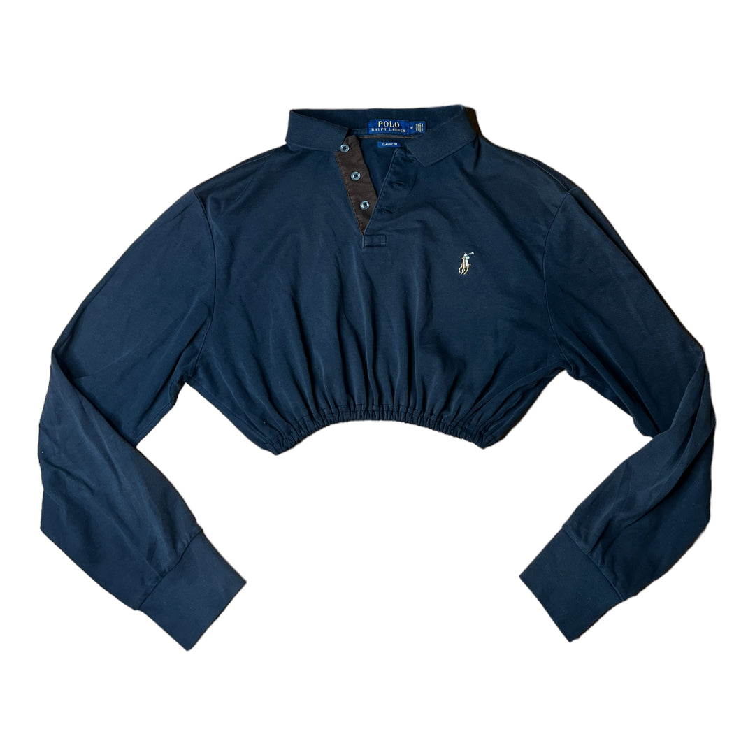 Ralph Lauren Reworked Long sleeve Crop Polo