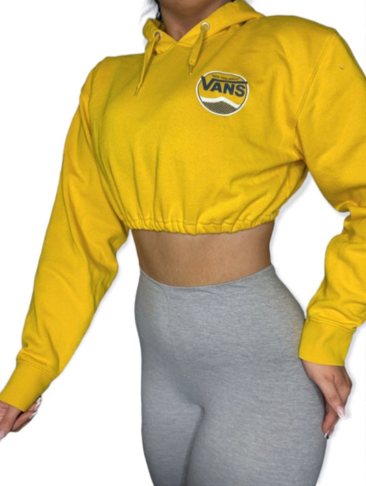 Vans Reworked Crop Hoodie Sweatshirt